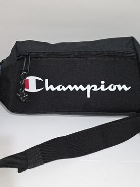 Champion Black Waist Pack - Black Champion Logo Sling Bag